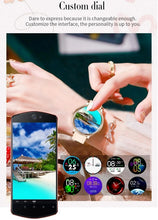 Load image into Gallery viewer, Proker Lady Smart Watch Round Screen with health monitoring - Silver Steel_2